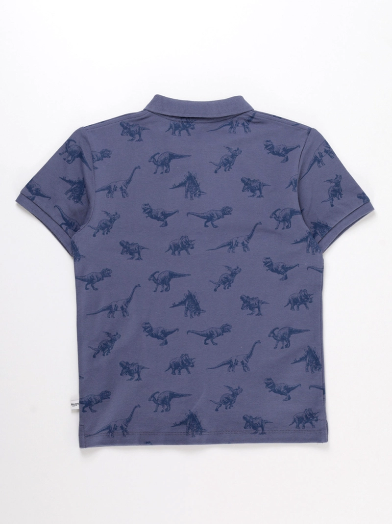 POLERA MANGA CORTA ALGODÓN NIÑO HARVEST PIQUÉ - 2