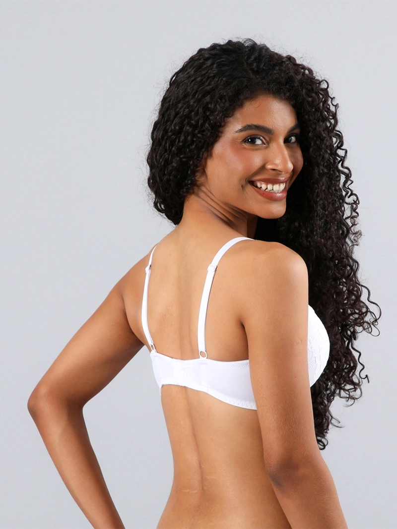 SOSTÉN PUSH UP ENCAJE MUJER FLORES COPAS FLOR 13504 - 2
