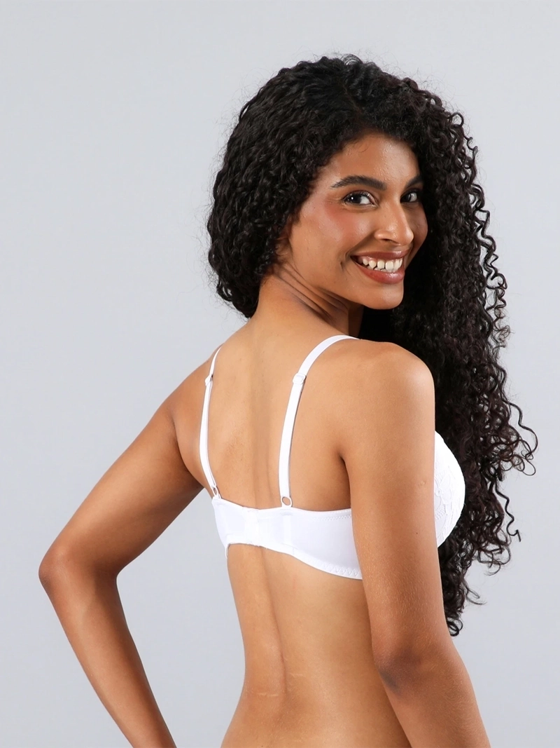 SOSTÉN PUSH UP ENCAJE MUJER FLORES COPAS FLOR 13504 - 2