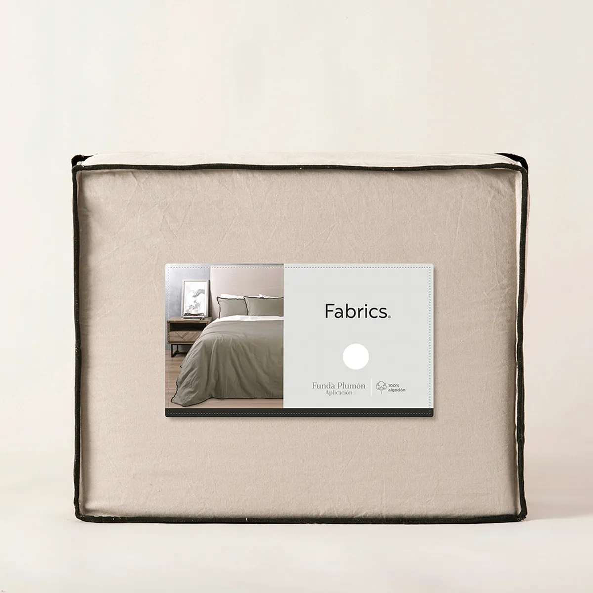 FUNDA PLUMÓN FABRICS 240 X 180 CM ALGODÓN MULTICOLOR FRAME 1.5 PLAZAS VISON - 4