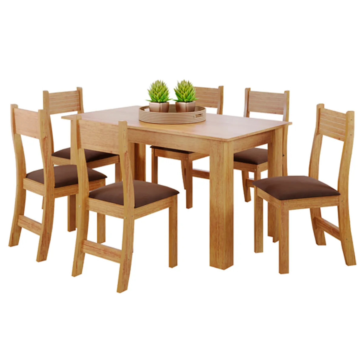 JUEGO COMEDOR ALTAVISION CAFÉ VIOLETA 6 SILLAS - 1