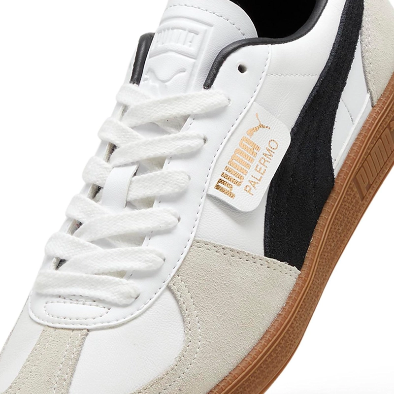 ZAPATILLAS MUJER PUMA CASUALES BLANCO PALERMO CUERO - 5