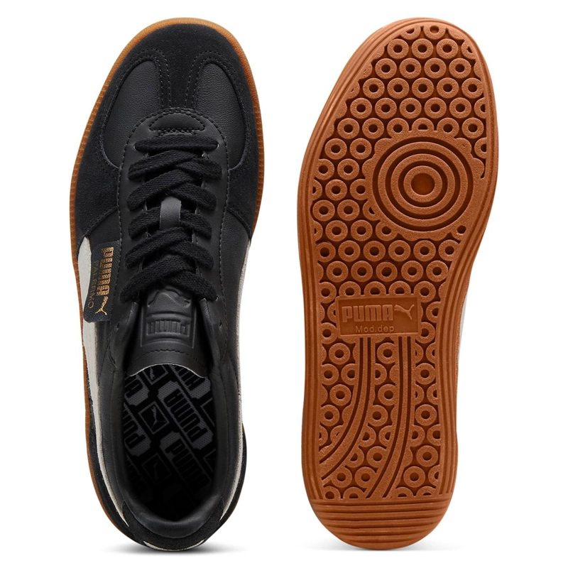 ZAPATILLAS MUJER PUMA CASUALES NEGRO PALERMO CUERO - 4