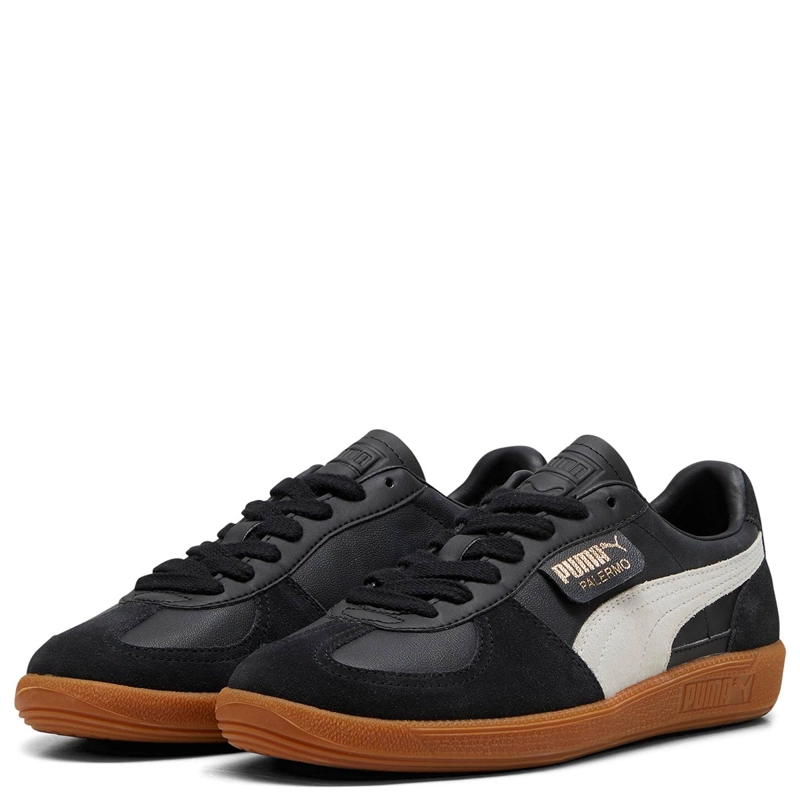 ZAPATILLAS MUJER PUMA CASUALES NEGRO PALERMO CUERO - 2