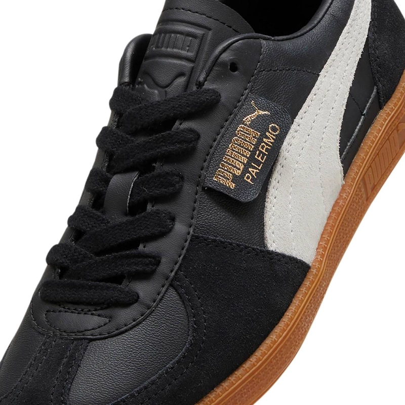 ZAPATILLAS MUJER PUMA CASUALES NEGRO PALERMO CUERO - 5