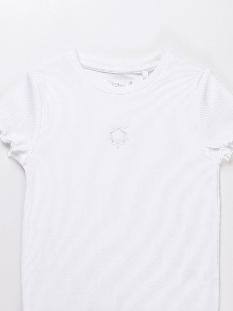 POLERA MANGA CORTA ALGODÓN NIÑA HARVEST CUT OUT - 3
