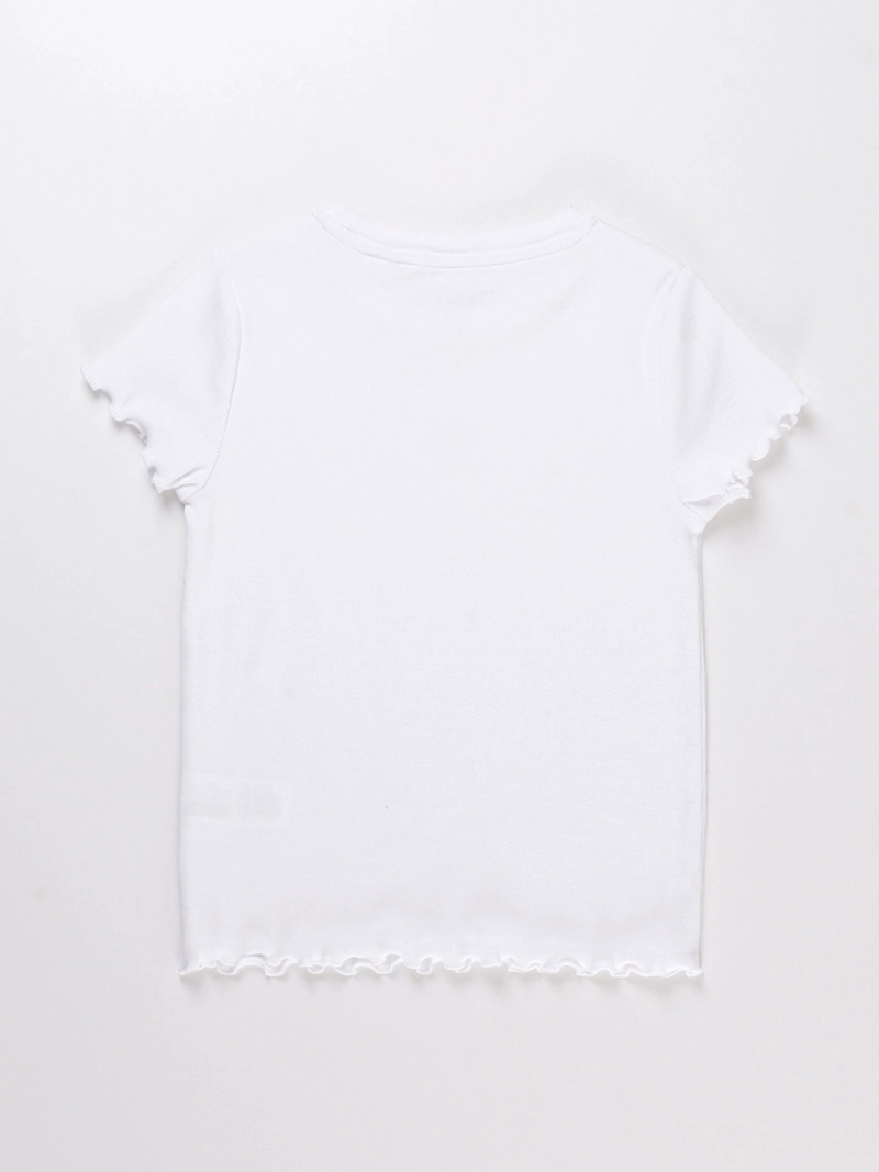 POLERA MANGA CORTA ALGODÓN NIÑA HARVEST CUT OUT - 2