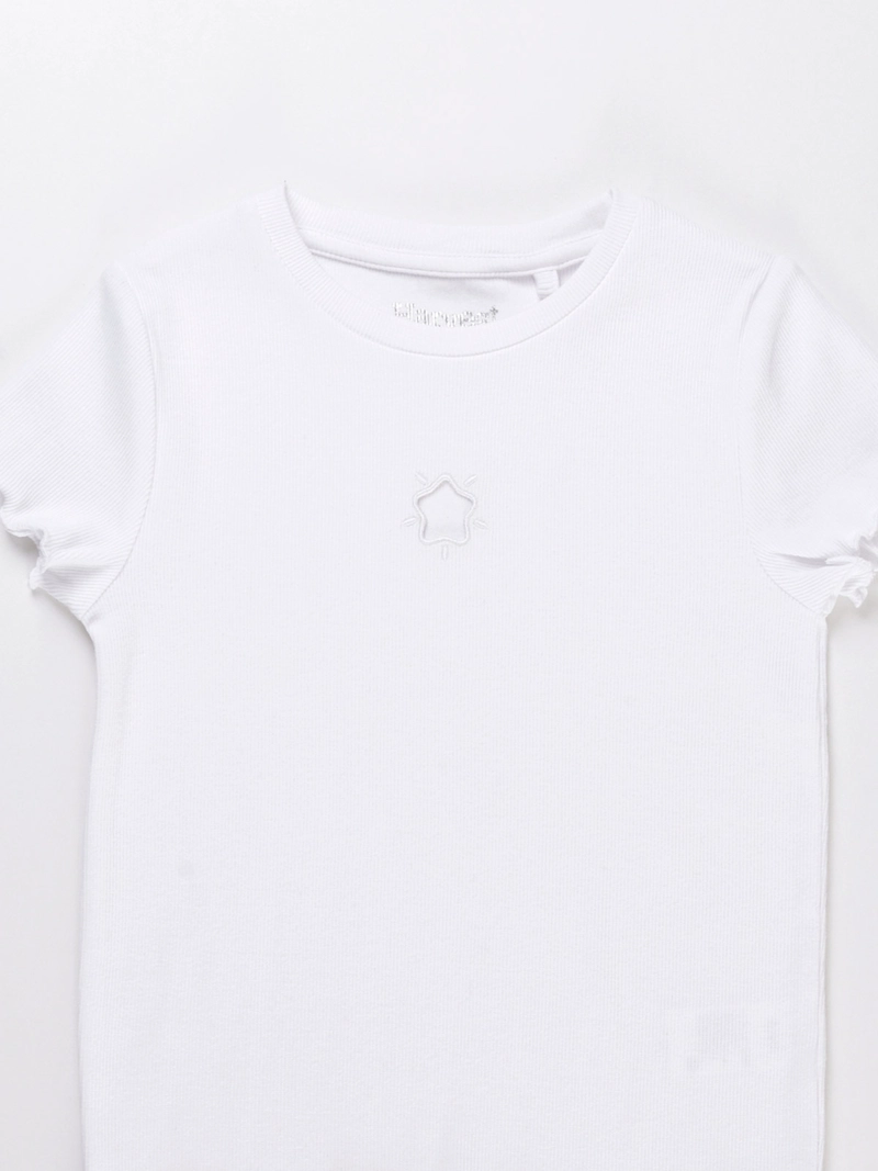 POLERA MANGA CORTA ALGODÓN NIÑA HARVEST CUT OUT - 3
