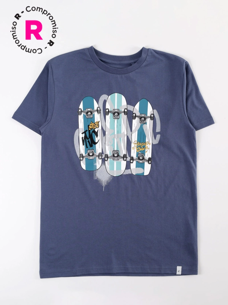 POLERA MANGA CORTA NIÑO CLOUDBREAK