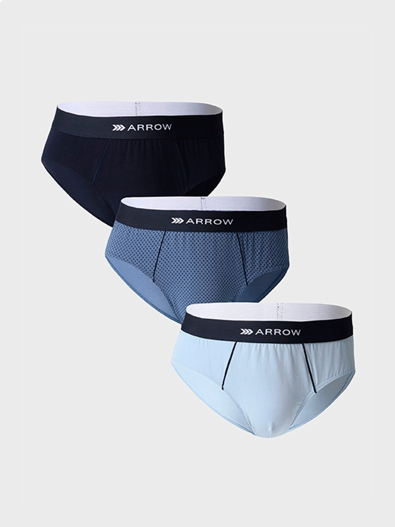 PACK 3 SLIP ALGODÓN HOMBRE ARROW MULTICOLOR SLD3001T - 1