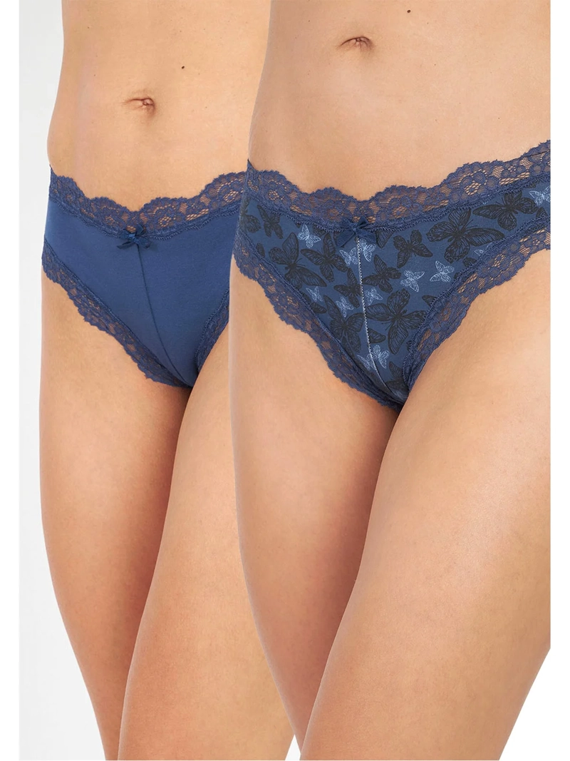 PACK 2 CALZONES CULOTTE MUJER KAYSER AZUL P214.013 - 1