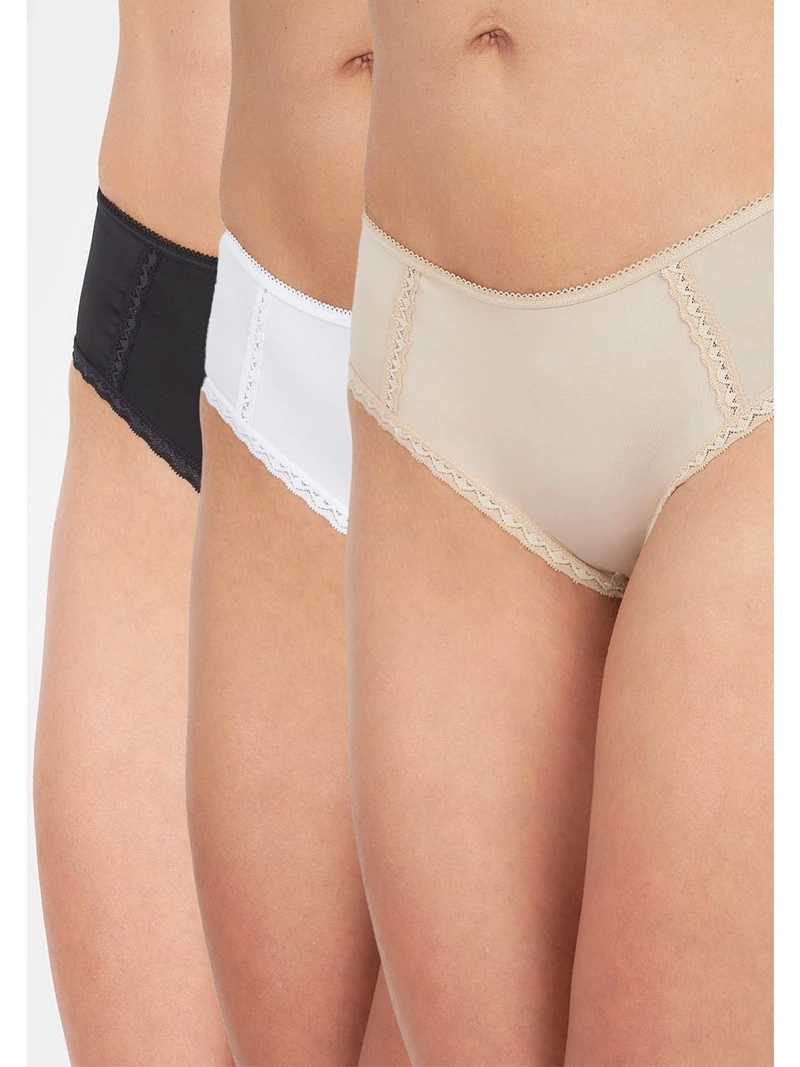 PACK 3 CALZONES PANTALETAS MICROFIBRA MUJER KAYSER MULTICOLOR P314.005 - 1