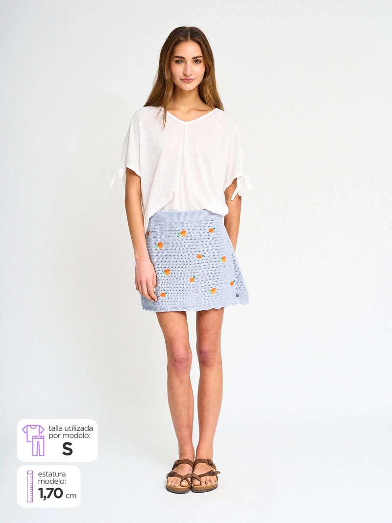 FALDA SHORT MUJER PEPE JEANS ALGODÓN OLAYA - 1