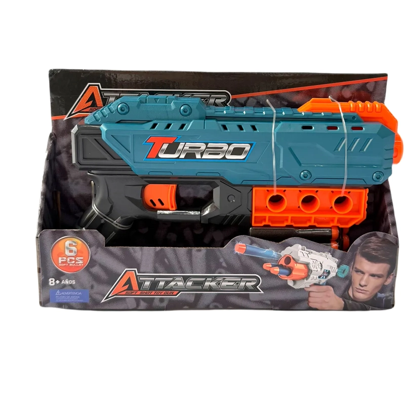 LANZADOR STARTER C/6 DARDOS ATTACKER - 4