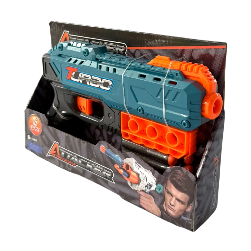 LANZADOR STARTER C/6 DARDOS ATTACKER - 6