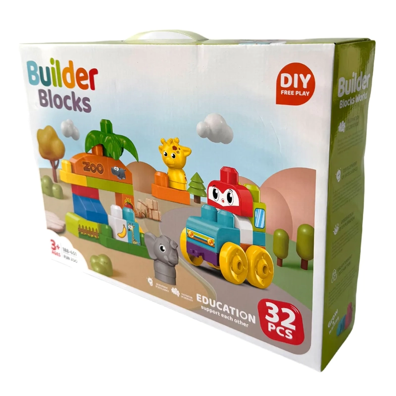BLOQUES SELVA 32 PCS CON FIGURA AR40 - 5