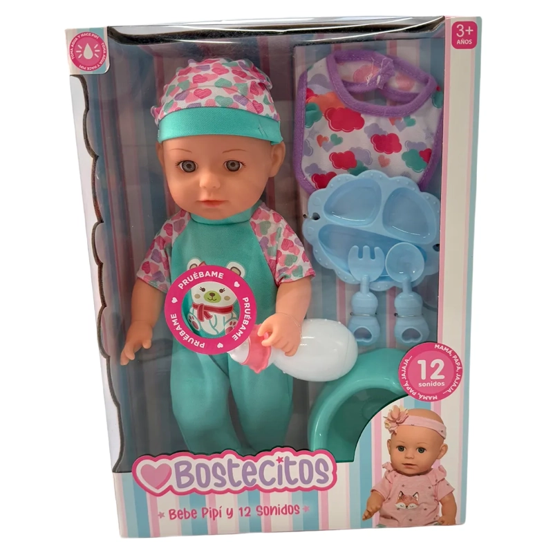 MUNECA 36CM C/12 SONIDOS Y HACE PIPI - 10
