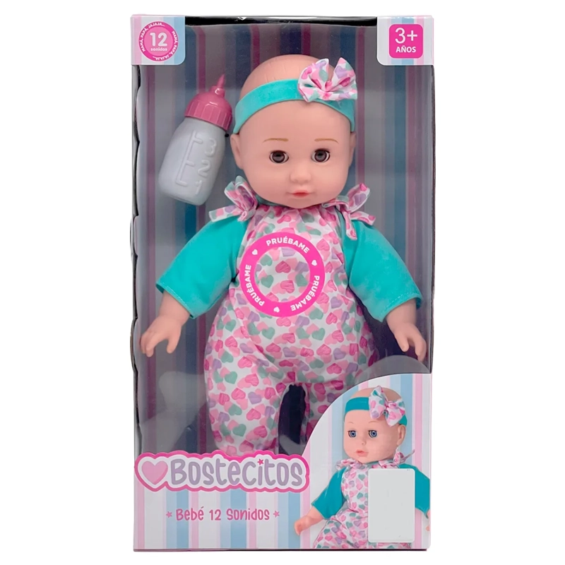MUNECA BLANDA 36CM C/12 SONIDOS - 5