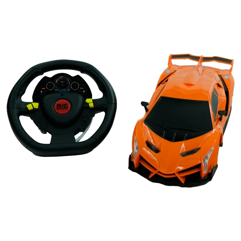 AUTO RADIO CONTROLADO 1 A 18 SUPER RACER EBX C/VOLANTE - 3