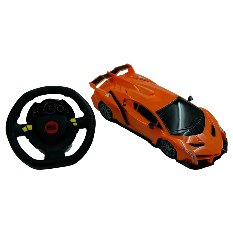 AUTO RADIO CONTROLADO 1 A 18 SUPER RACER EBX C/VOLANTE - 4
