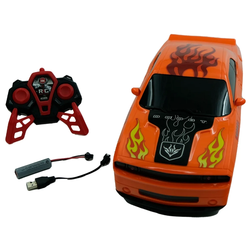 VEHICULO RC 1 A 10 NARANJO C/BATERIA - 1