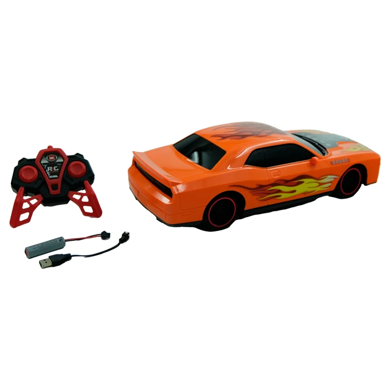 VEHICULO RC 1 A 10 NARANJO C/BATERIA - 4