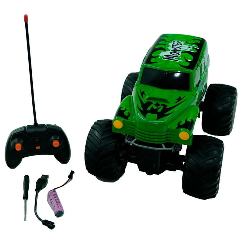 RADIO CONTROLADO 1 A 16 MONSTER VRD BIG WHEEL REC - 1