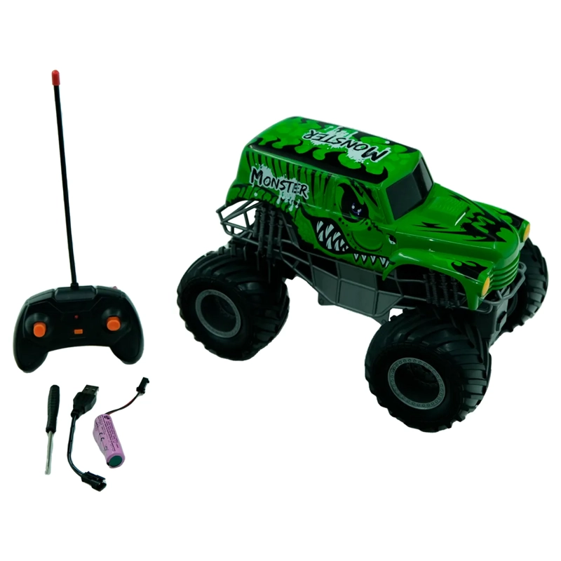RADIO CONTROLADO 1 A 16 MONSTER VRD BIG WHEEL REC - 2