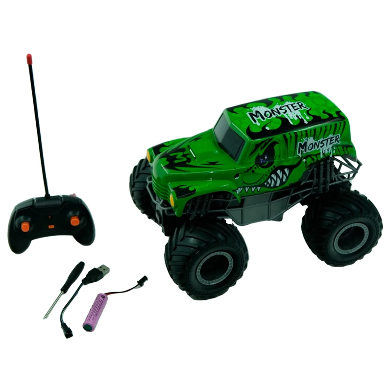 RADIO CONTROLADO 1 A 16 MONSTER VRD BIG WHEEL REC - 3