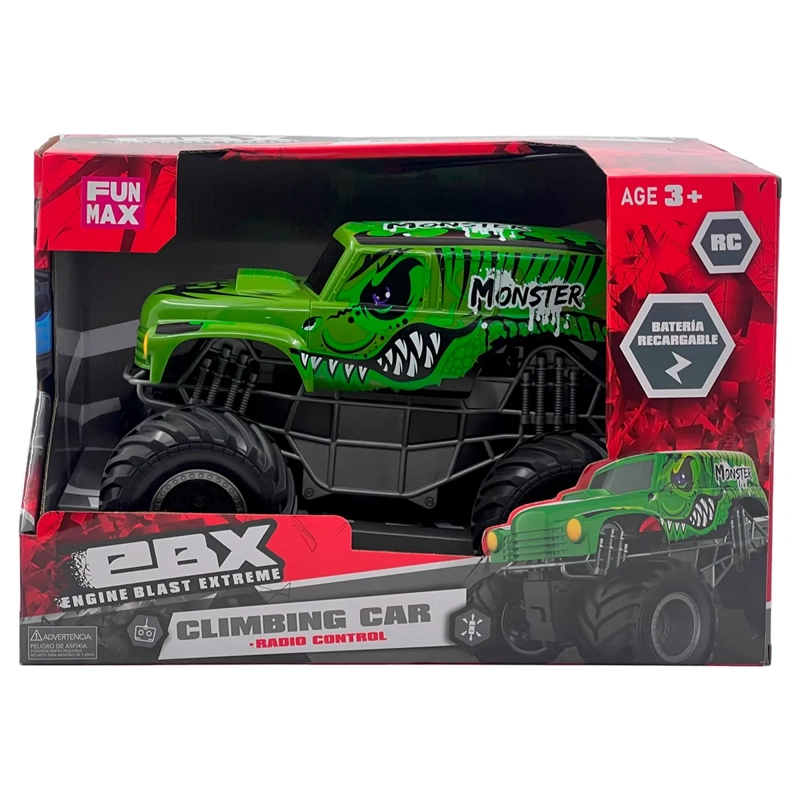 RADIO CONTROLADO 1 A 16 MONSTER VRD BIG WHEEL REC - 5