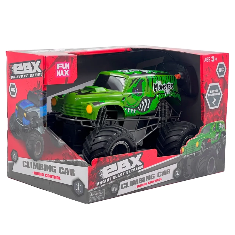 RADIO CONTROLADO 1 A 16 MONSTER VRD BIG WHEEL REC - 6