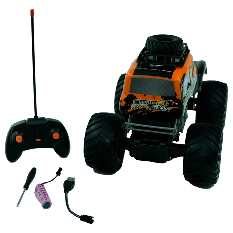RADIO CONTROLADO MONSTER NRJO BIG WHEEL RECARGA - 4