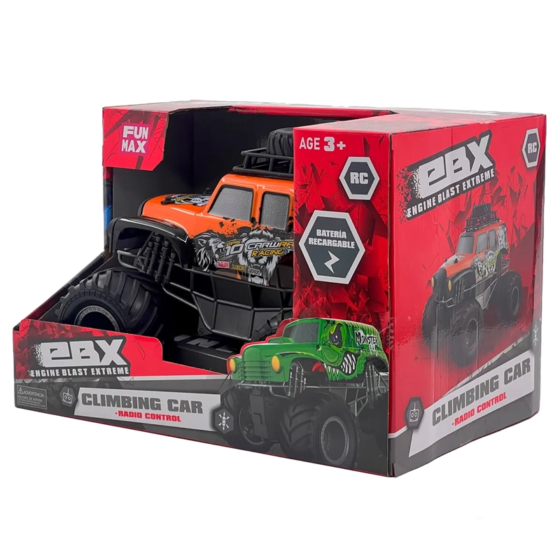 RADIO CONTROLADO MONSTER NRJO BIG WHEEL RECARGA - 8