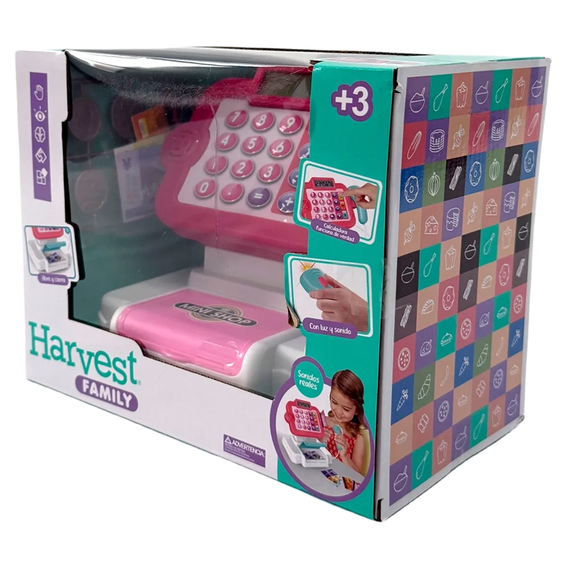 CAJA REGSITRADORA FUCSIA HF - 7