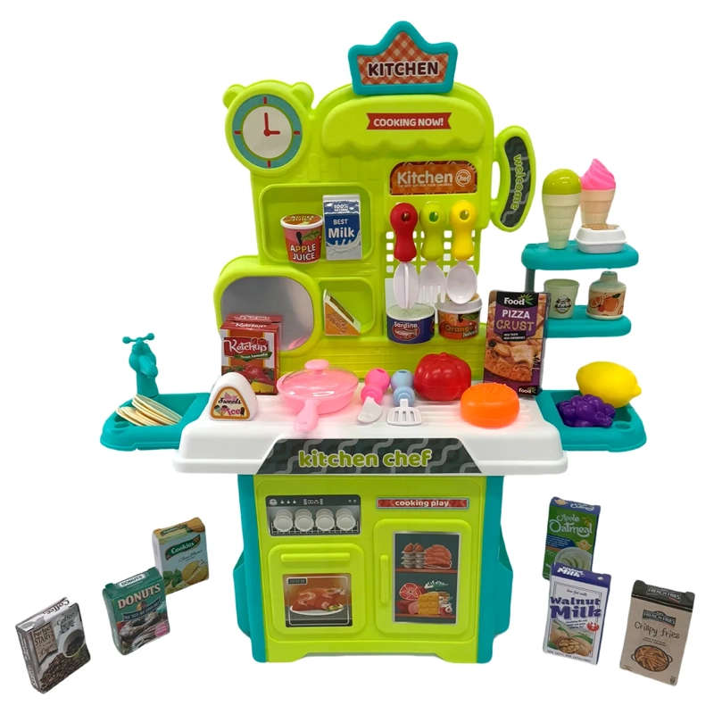 COCINA CHEF VERDE 38X50X20CM 53P - 1