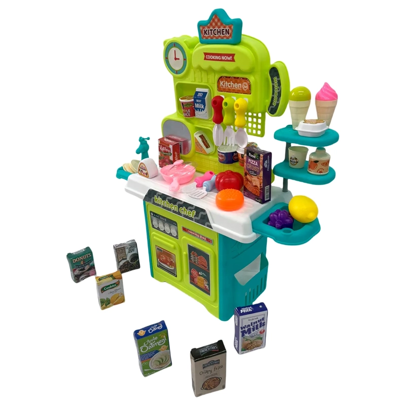 COCINA CHEF VERDE 38X50X20CM 53P - 2