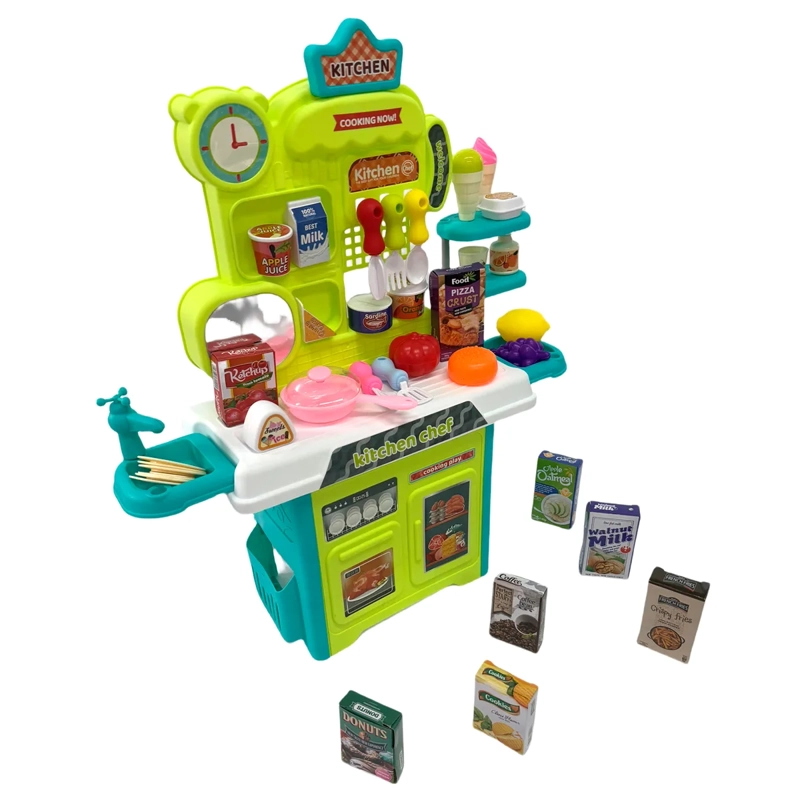 COCINA CHEF VERDE 38X50X20CM 53P - 3