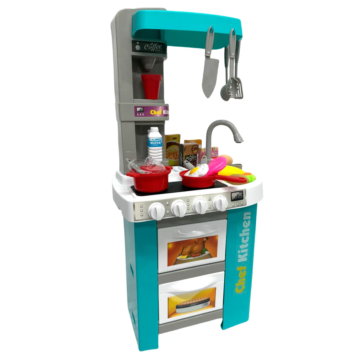 COCINA MODER LUZ Y SONIDO LLAVE AGUA - 1