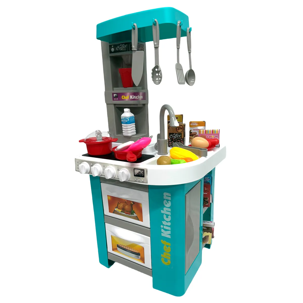 COCINA MODER LUZ Y SONIDO LLAVE AGUA - 3