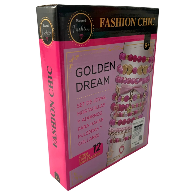 SET GIFT BRAZALETES GOLD HVT FASHION - 5
