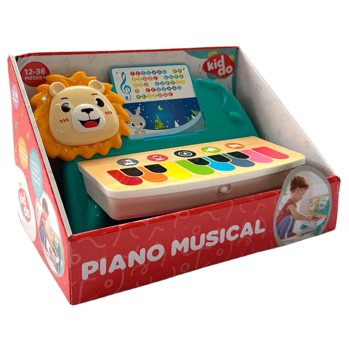 KIDDO PIANO APRENDIZAJE LUZ Y SONIDO - 11
