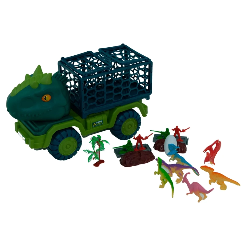 CAMION DINOSAURIO JAULA Y ACCESORIOS - 2