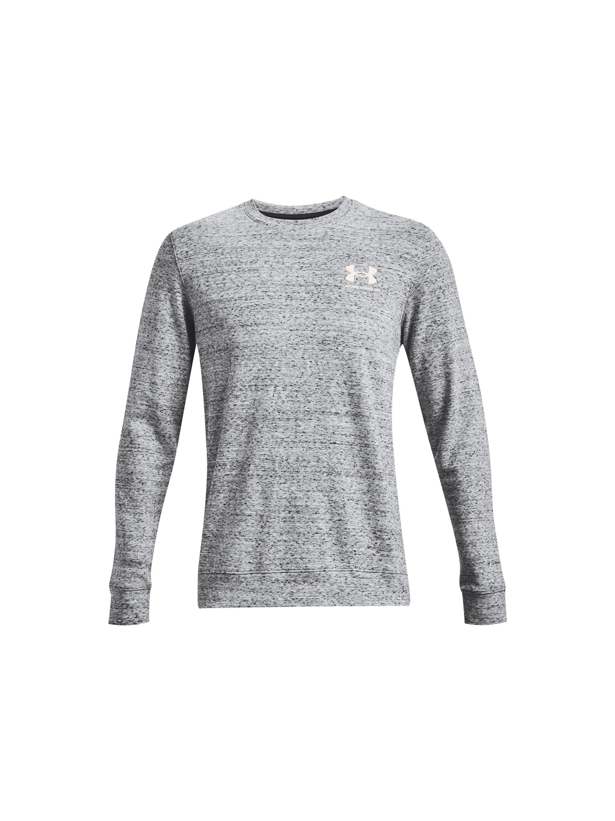 POLERÓN HOMBRE UNDER ARMOUR 1370404 GRIS MANGA LARGA RIVAL TERRY CREW - 4