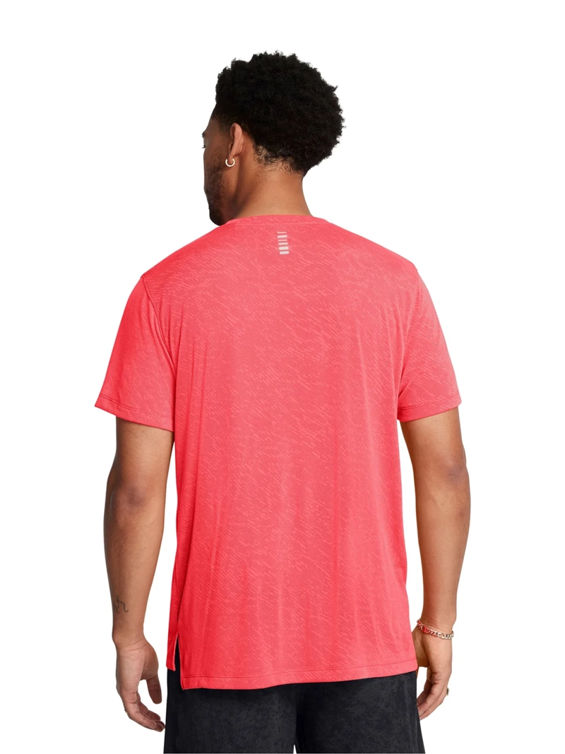 POLERA HOMBRE UNDER ARMOUR 1386681 ROJO MANGA CORTA LAUNCH CAMO - 2