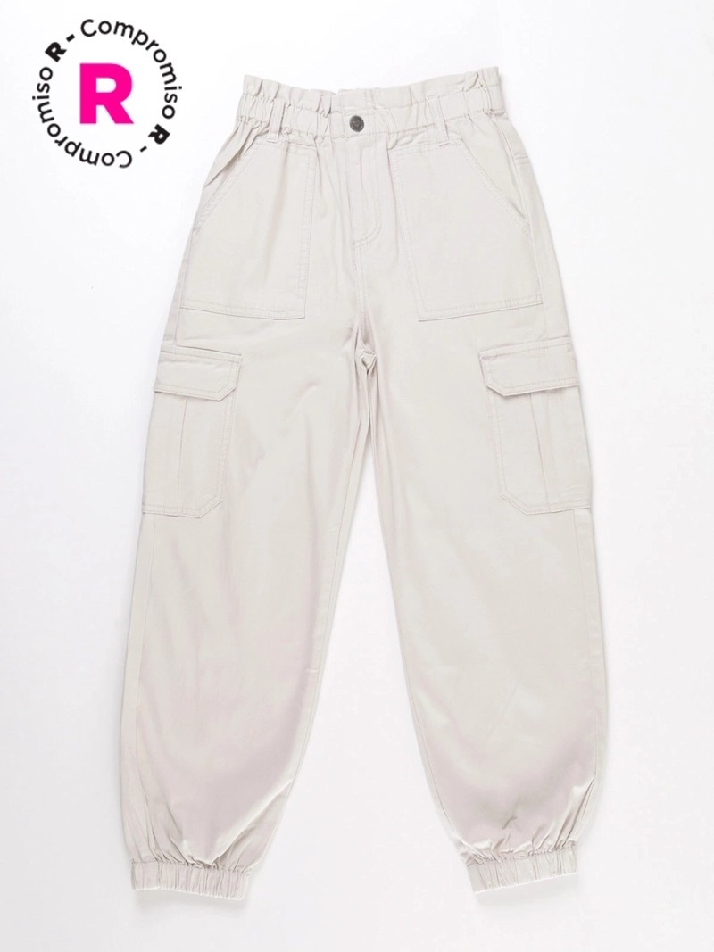 PANTALÓN ALGODÓN JOGGER NIÑA HARVEST CARGO