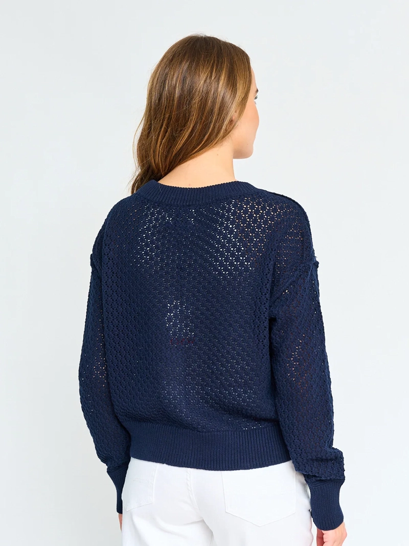CARDIGAN ALGODÓN MUJER PEPE JEANS CALADO - 2