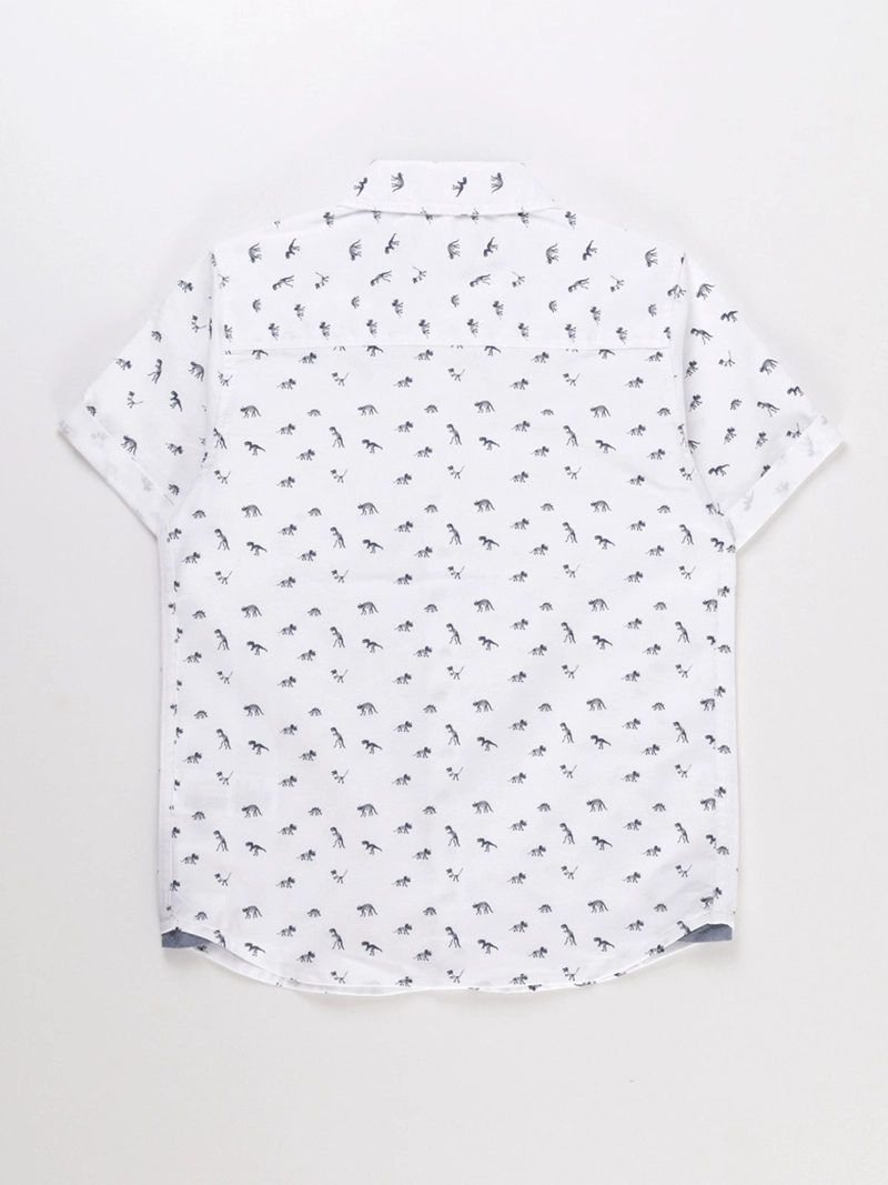CAMISA MANGA CORTA NIÑO HARVEST OXFORD - 2