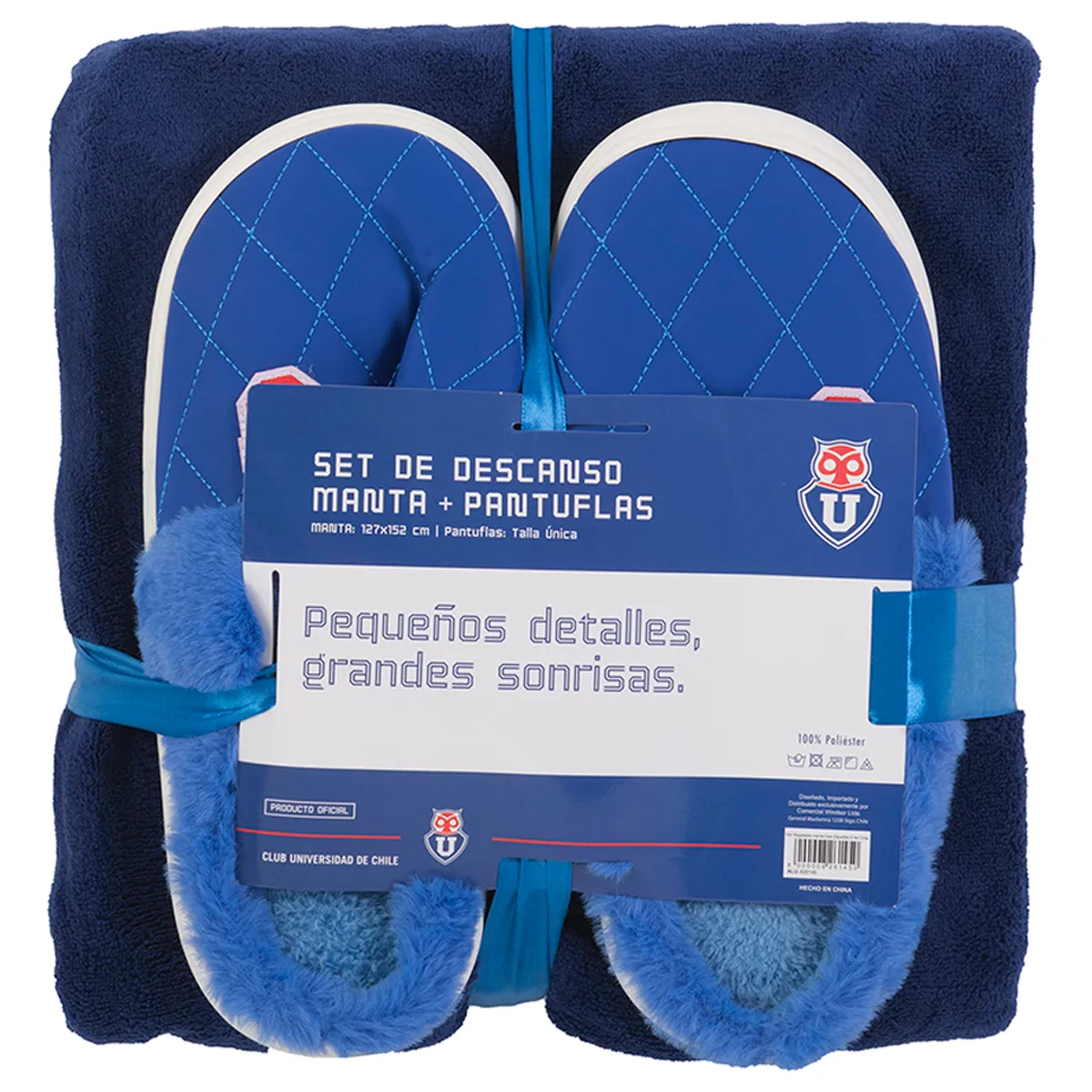 SET MASHINI MANTA + PANTUFLAS 152 X 127 CM U DE CHILE - 4
