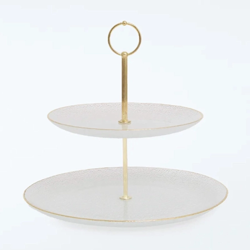 PLATO RIPLEY HOME DOS PISOS BORDE DORADO - 1