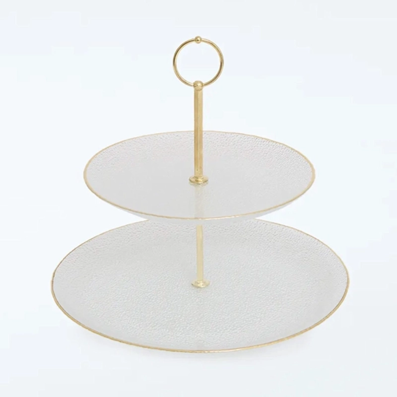 PLATO RIPLEY HOME DOS PISOS BORDE DORADO - 2